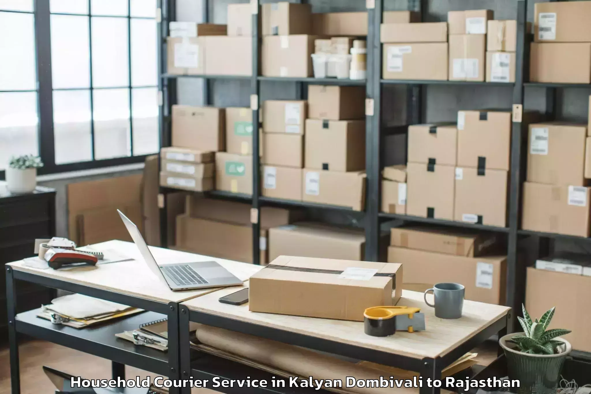 Top Kalyan Dombivali to Ajmer Household Courier Available